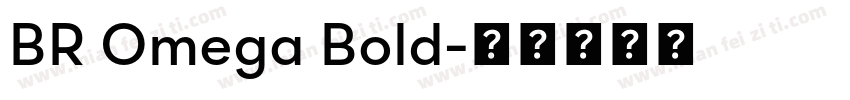 BR Omega Bold字体转换